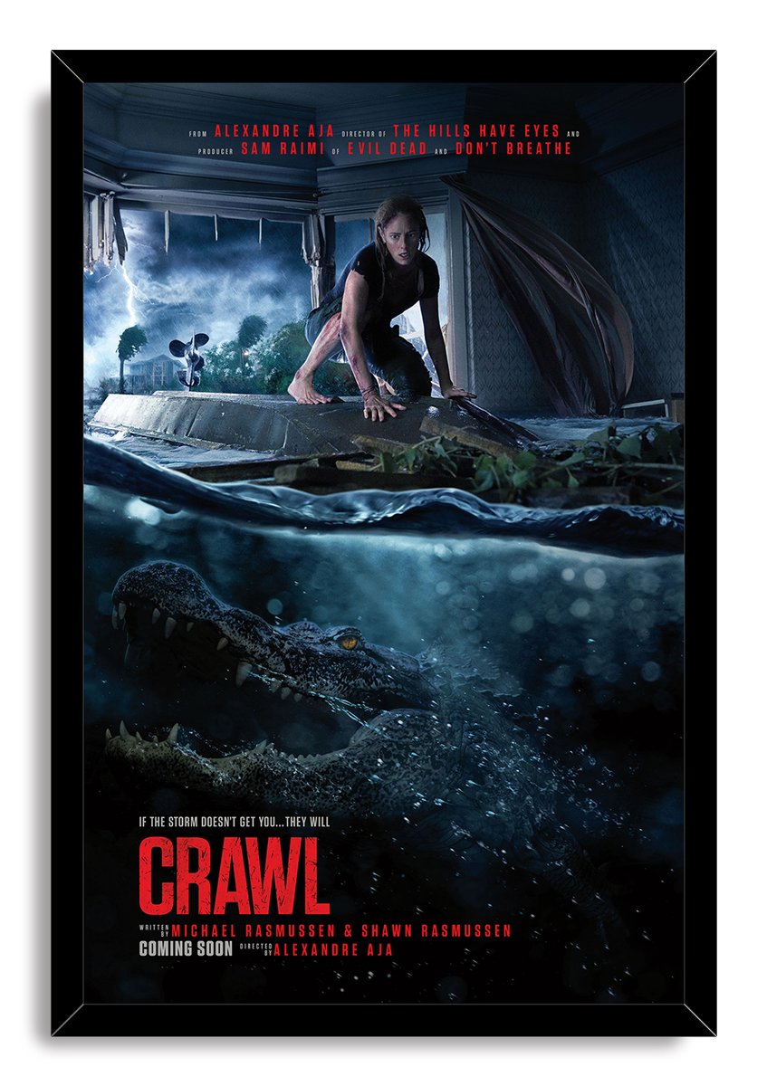 Crawl Movie Poster Decorative Painting (paper and canvas) art poster printing print