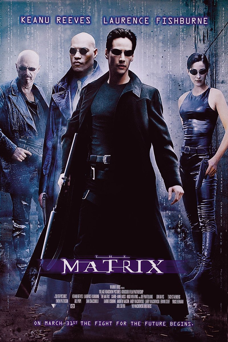 The Matrix Movie Poster Decorative Painting (paper and canvas) art poster printing print