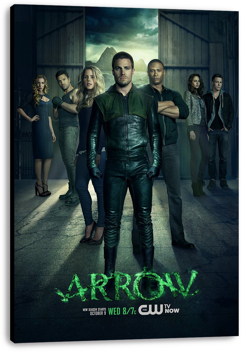 Arrow TV Series Cast Decorative Painting (paper and canvas) art poster printing print