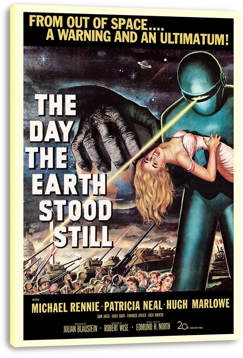 The Day the Earth Stood Still Movie Poster Decorative Painting (paper and canvas) art poster printing print
