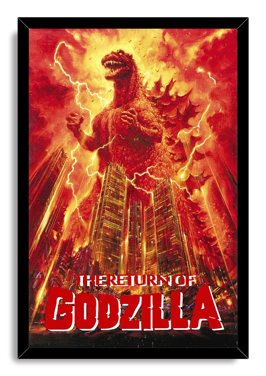 Godzilla: The Return of Godzilla Decorative Painting (paper and canvas) art poster printing print