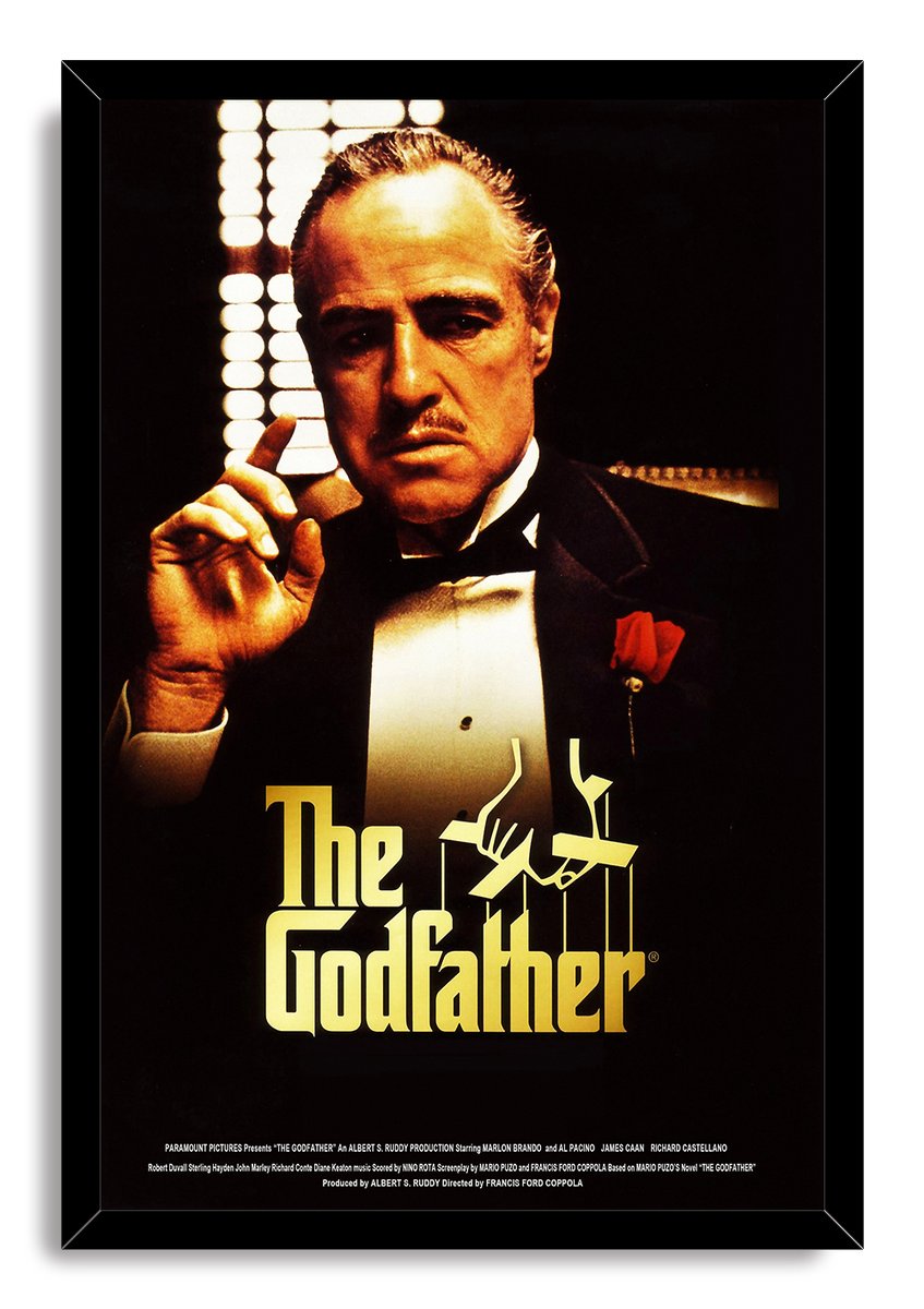 The Godfather Decorative Painting (paper and canvas) art poster printing print