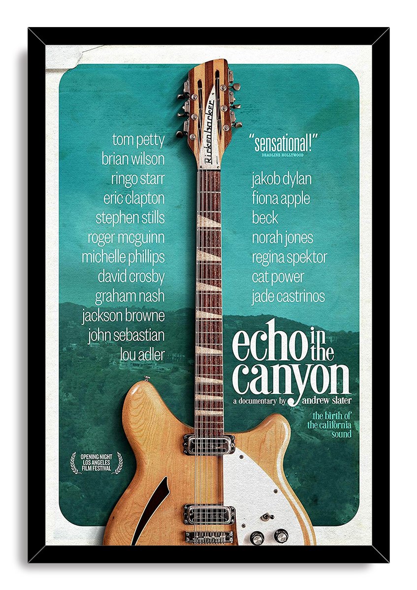 Echo in the Canyon Movie Poster with Musicians Decorative Painting (paper and canvas) art poster printing print