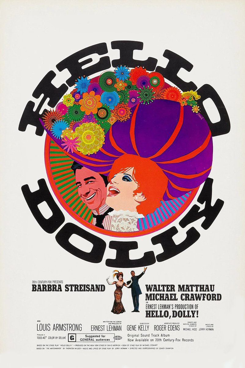 Hello, Dolly! Movie Poster Decorative Painting (paper and canvas) art poster printing print
