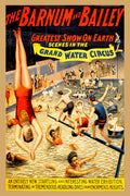 Barnum & Bailey Grand Water Circus Decorative Painting (paper and canvas) art poster printing print