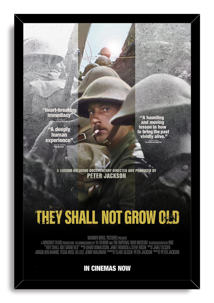 They Shall Not Grow Old Movie Poster Decorative Painting (paper and canvas) art poster printing print