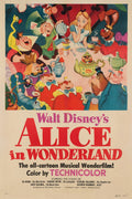 Walt Disney's Alice in Wonderland Movie Poster Decorative Painting (paper and canvas) art poster printing print