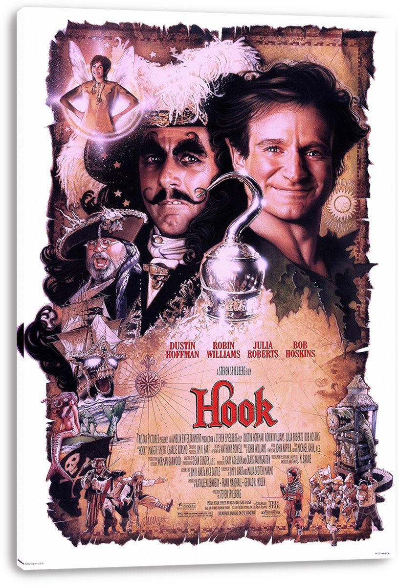 Hook Movie Poster Decorative Painting (paper and canvas) art poster printing print
