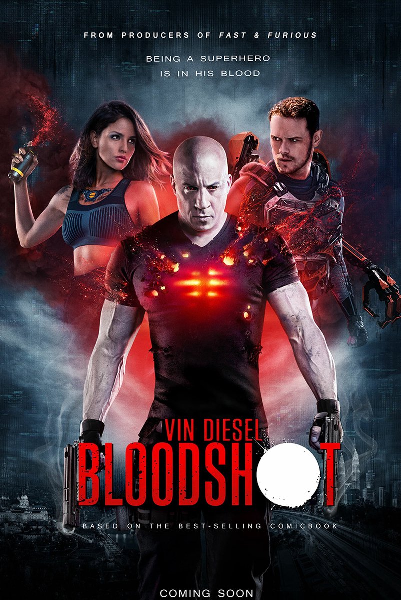 Bloodshot Movie Poster Decorative Painting (paper and canvas) art poster printing print