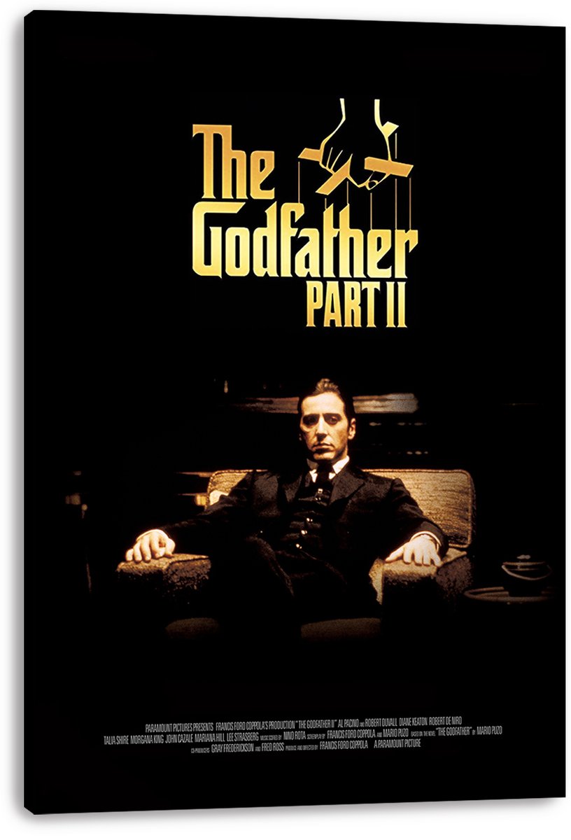 The Godfather Part II - Michael Corleone Decorative Painting (paper and canvas) art poster printing print