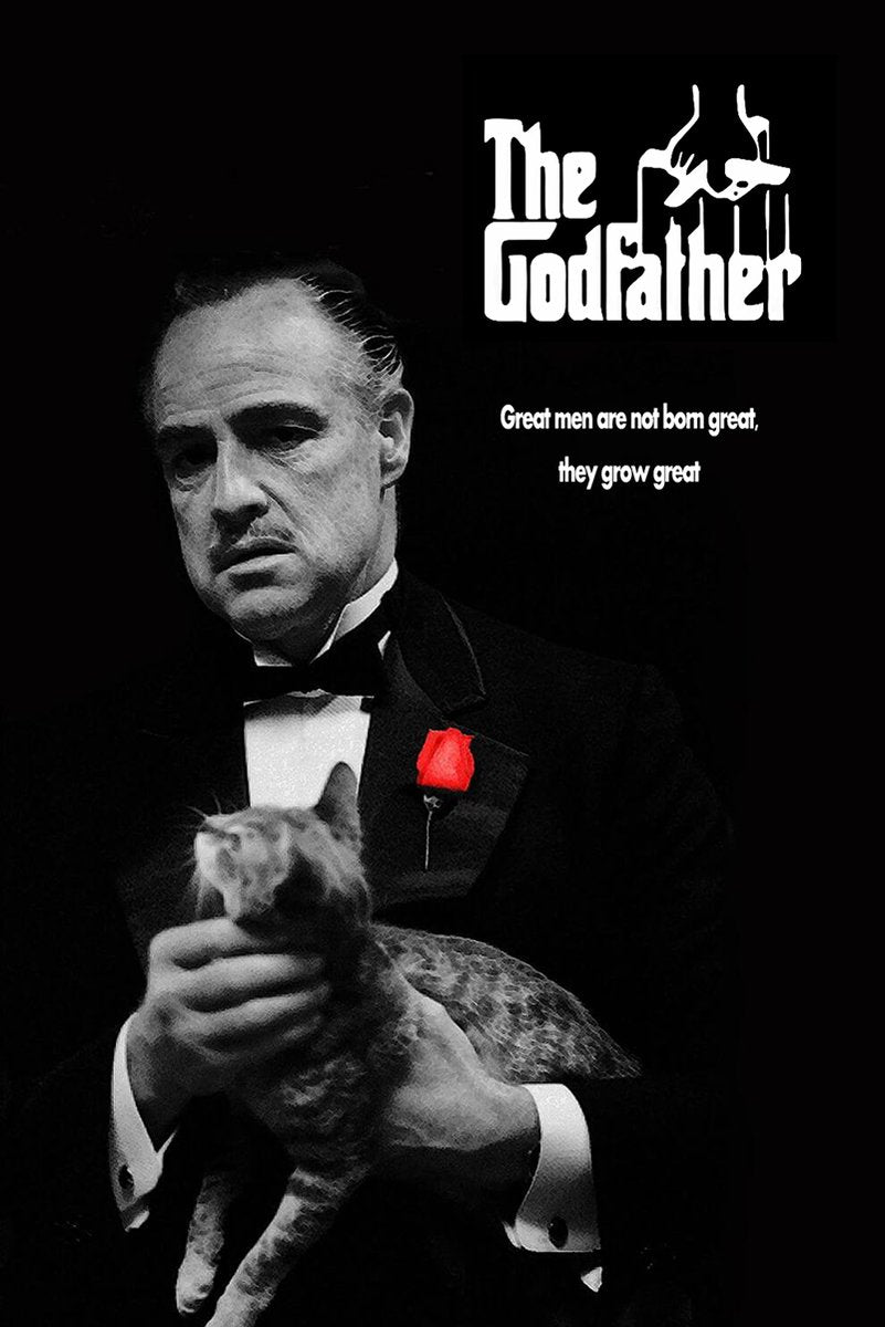 The Godfather Decorative Painting (paper and canvas) art poster printing print
