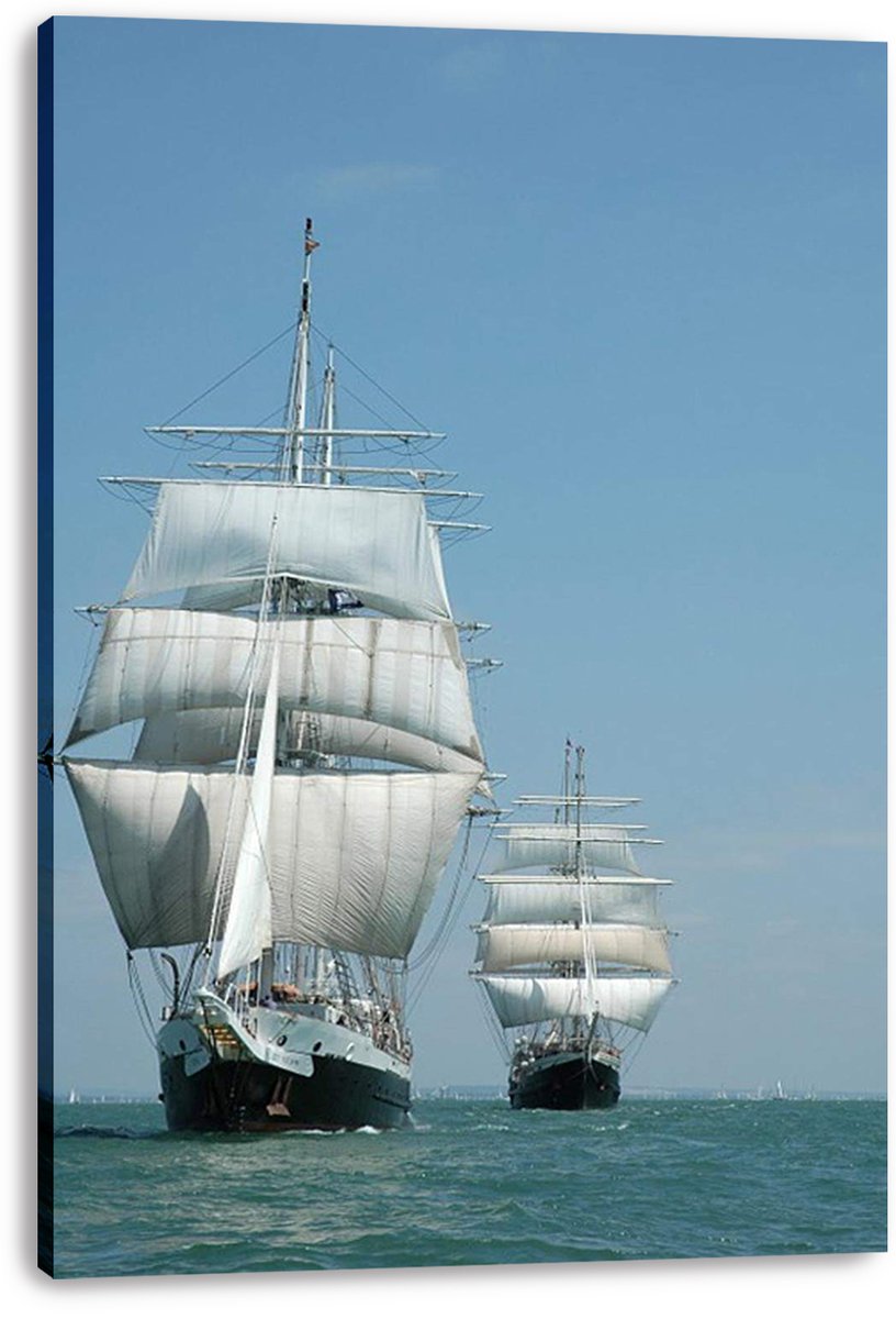 Tall Ships at Sea Decorative Painting (paper and canvas) art poster printing print