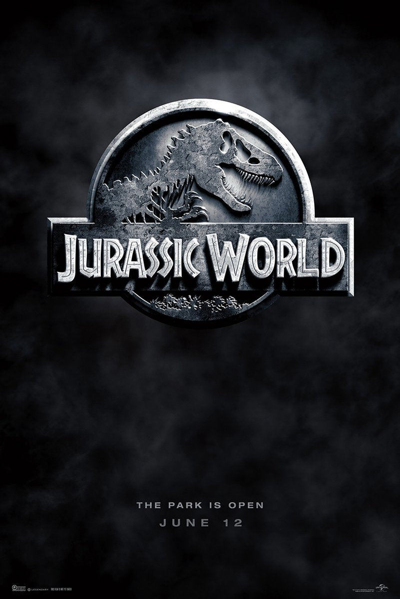 Jurassic World Logo T-Rex Decorative Painting (paper and canvas) art poster printing print