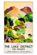 Lake District Ullswater Landscape Decorative Painting (paper and canvas) art poster printing print