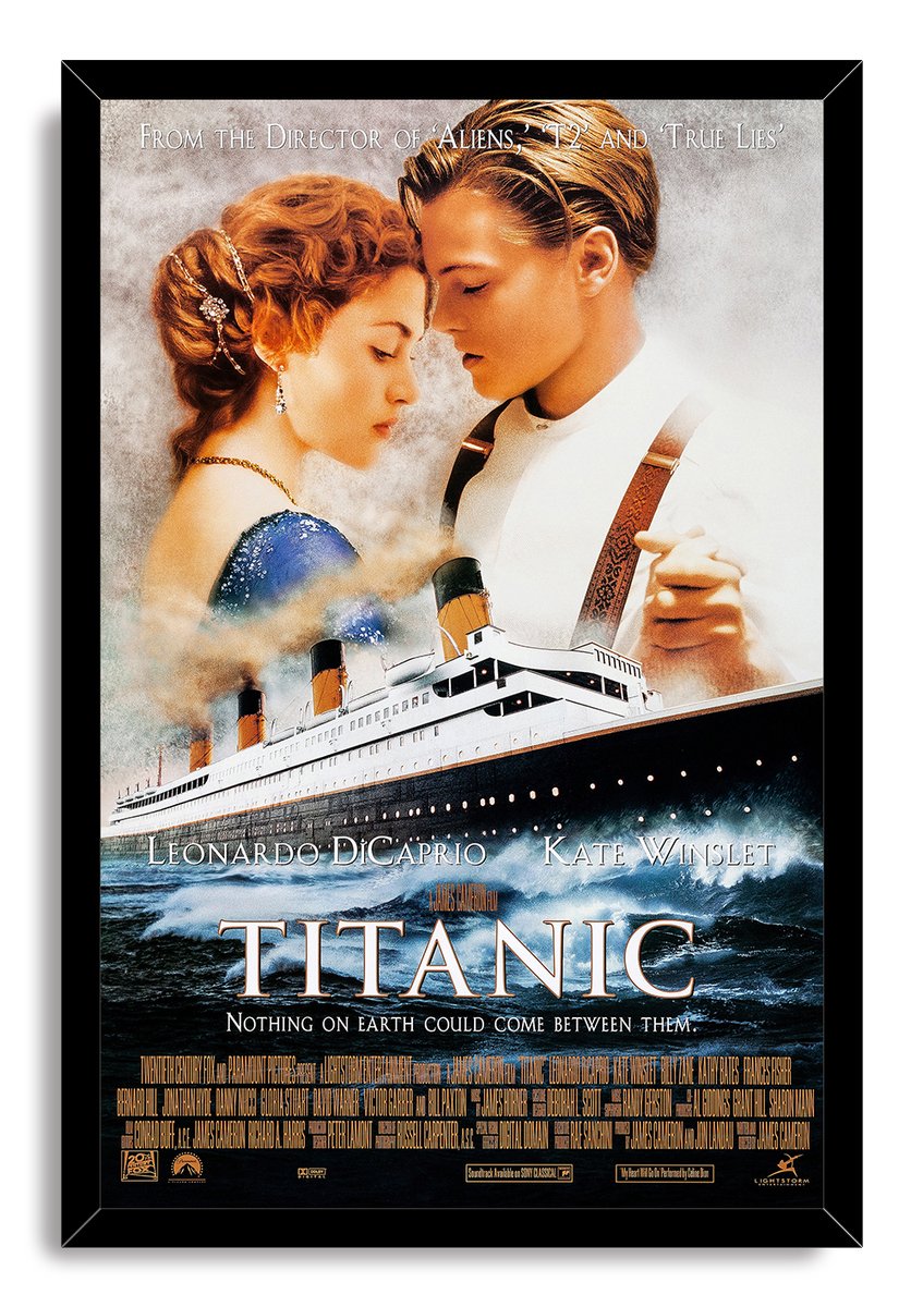 Titanic Movie Poster Jack and Rose Decorative Painting (paper and canvas) art poster printing print