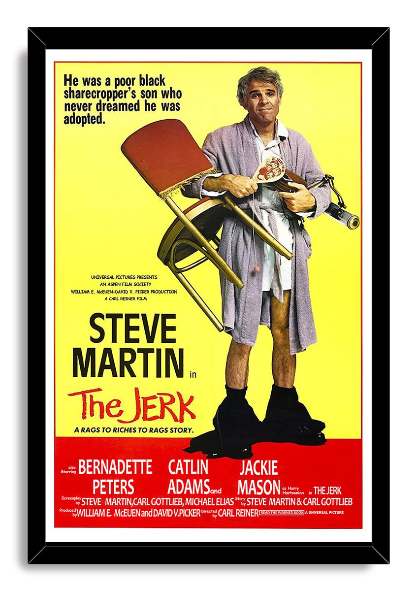 Steve Martin The Jerk Movie Poster Decorative Painting (paper and canvas) art poster printing print