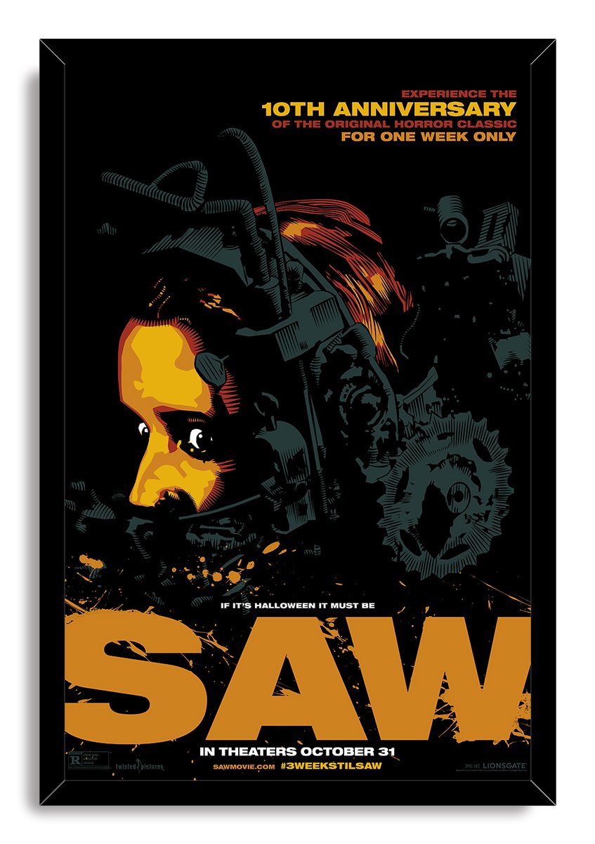 Saw Movie Horror Film Decorative Painting (paper and canvas) art poster printing print