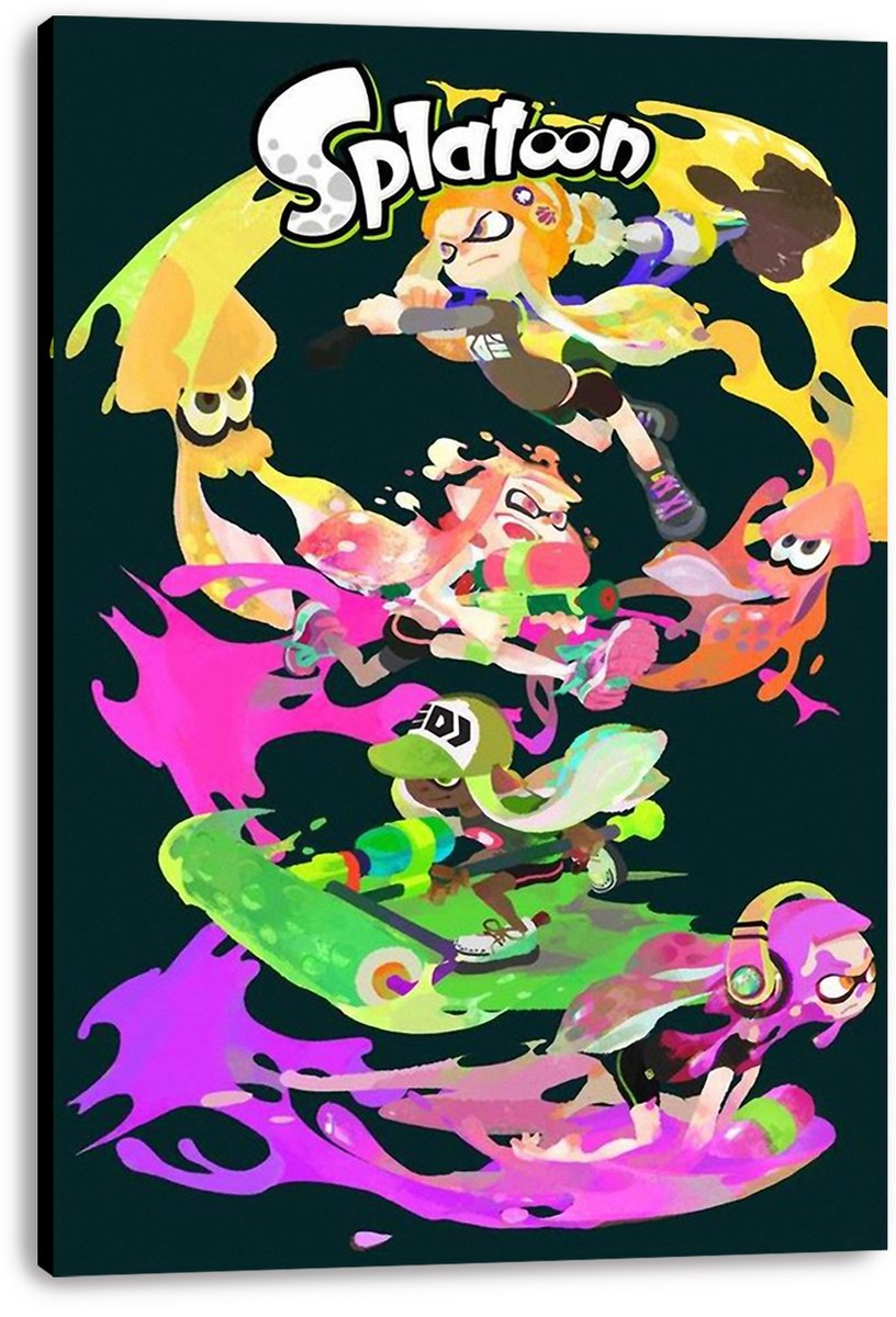 Splatoon Game Characters Decorative Painting (paper and canvas) art poster printing print
