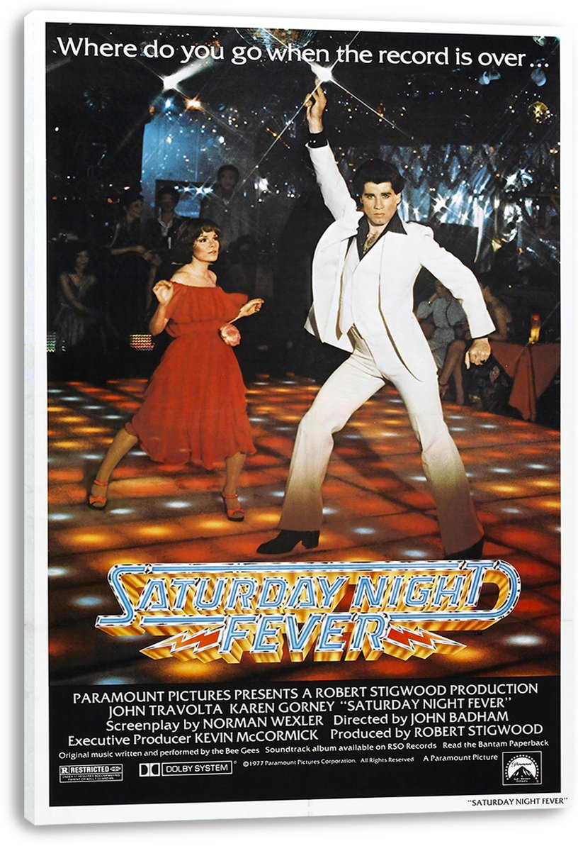 Saturday Night Fever John Travolta Decorative Painting (paper and canvas) art poster printing print