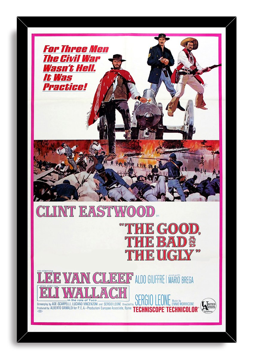 The Good, The Bad and The Ugly Movie Poster Decorative Painting (paper and canvas) art poster printing print