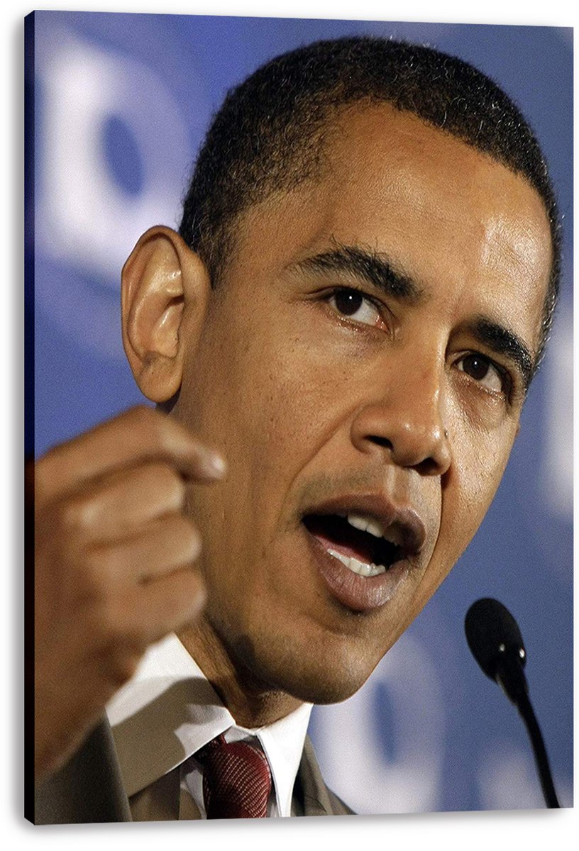 Barack Obama Decorative Painting (paper and canvas) art poster printing print