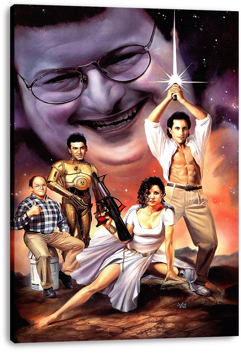 Seinfeld Star Wars Parody Decorative Painting (paper and canvas) art poster printing print