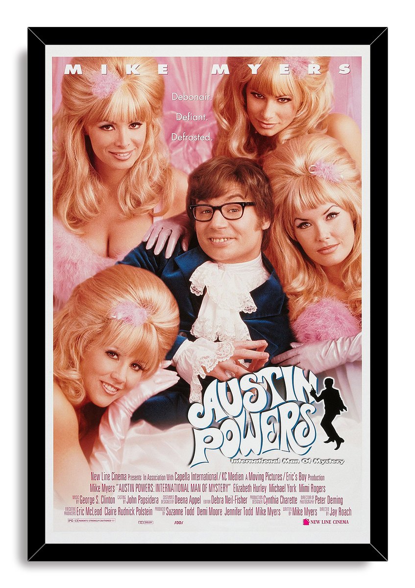 Austin Powers International Man of Mystery Decorative Painting (paper and canvas) art poster printing print