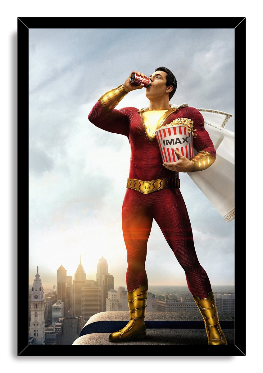Shazam! Decorative Painting (paper and canvas) art poster printing print
