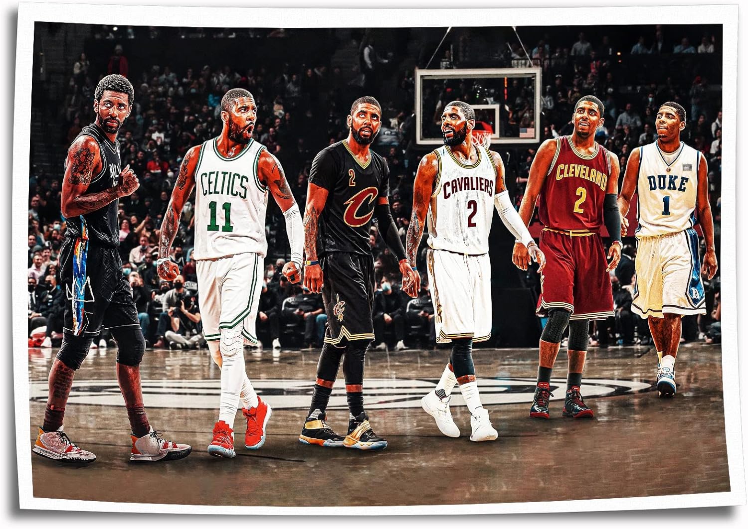 Kyrie Irving Basketball Poster (Paper and Canvas) Art Poster Printing Print