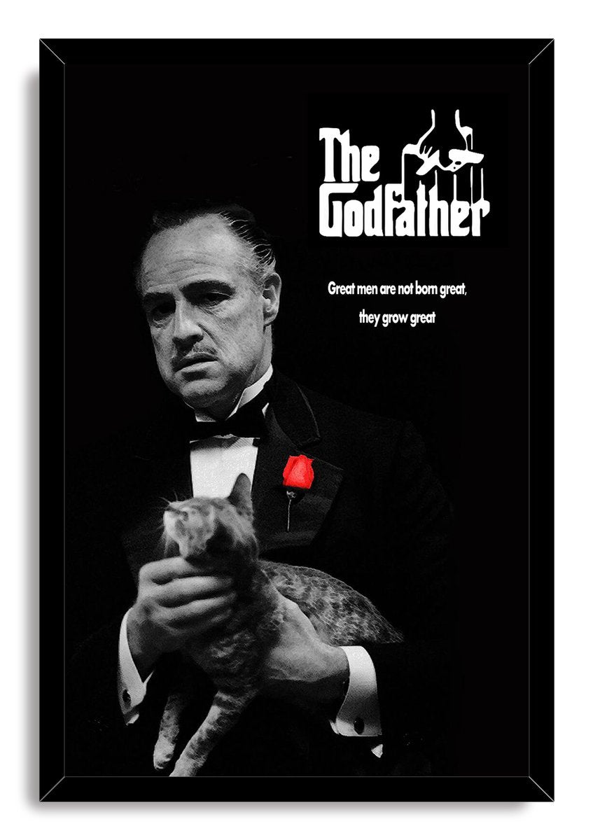 The Godfather Decorative Painting (paper and canvas) art poster printing print
