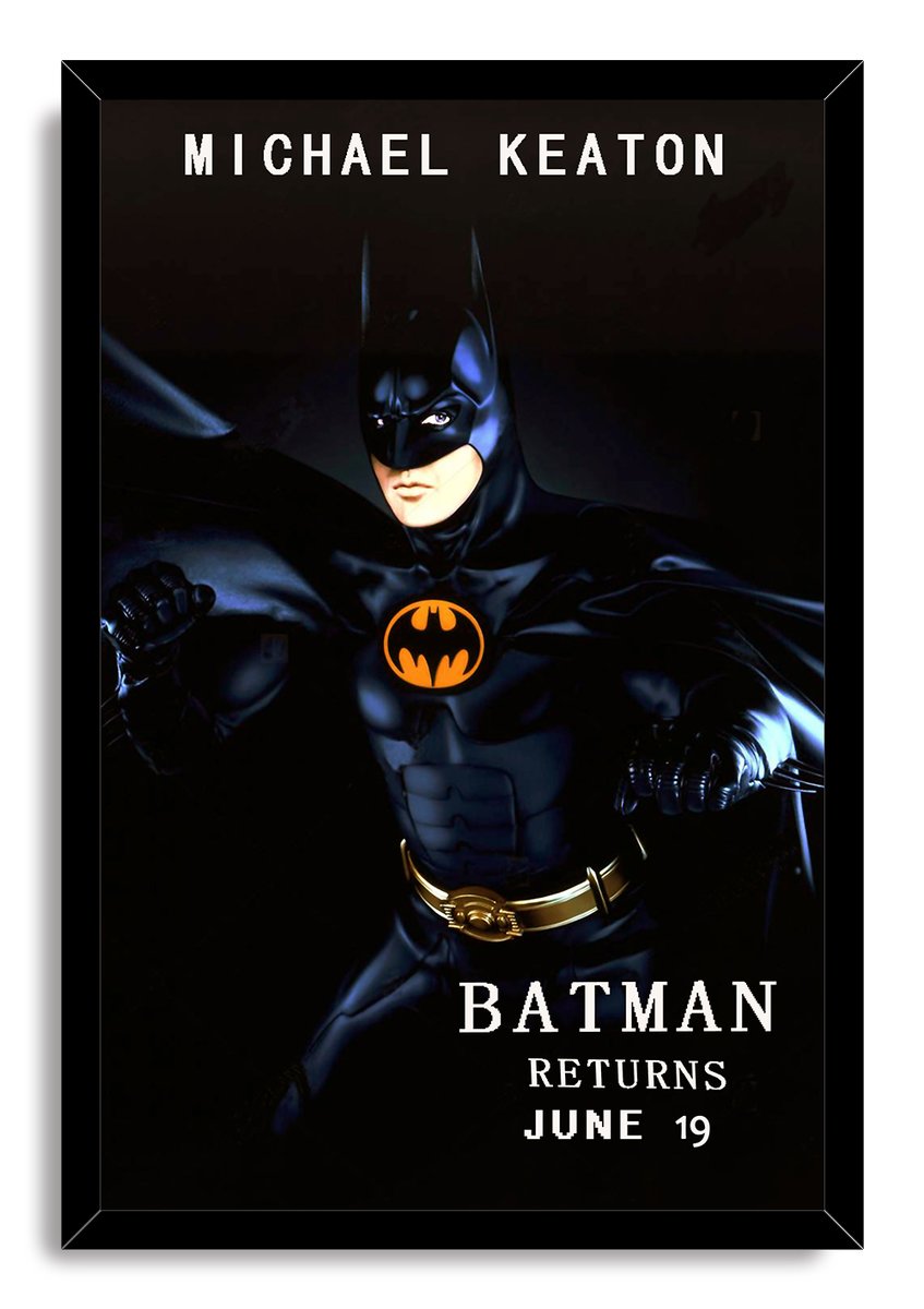 Batman Michael Keaton Decorative Painting (paper and canvas) art poster printing print