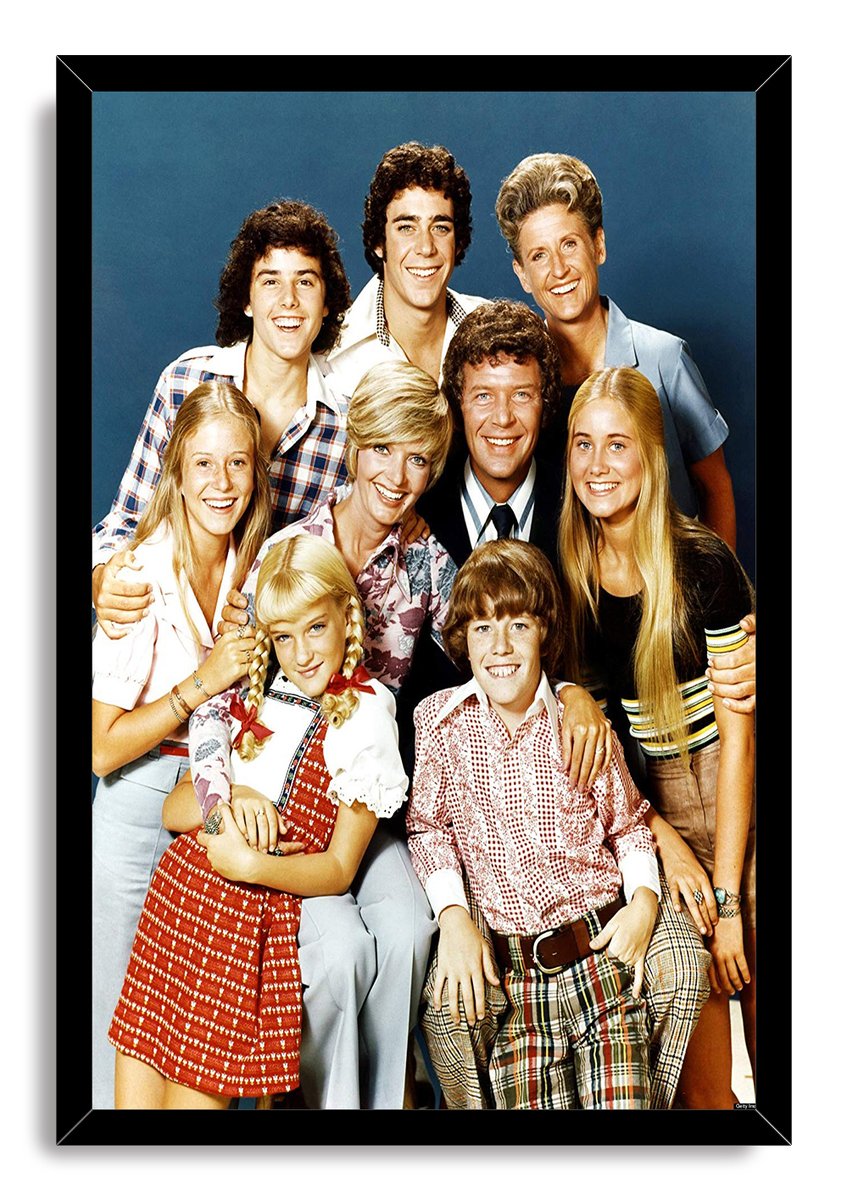 The Brady Bunch Cast Decorative Painting (paper and canvas) art poster printing print