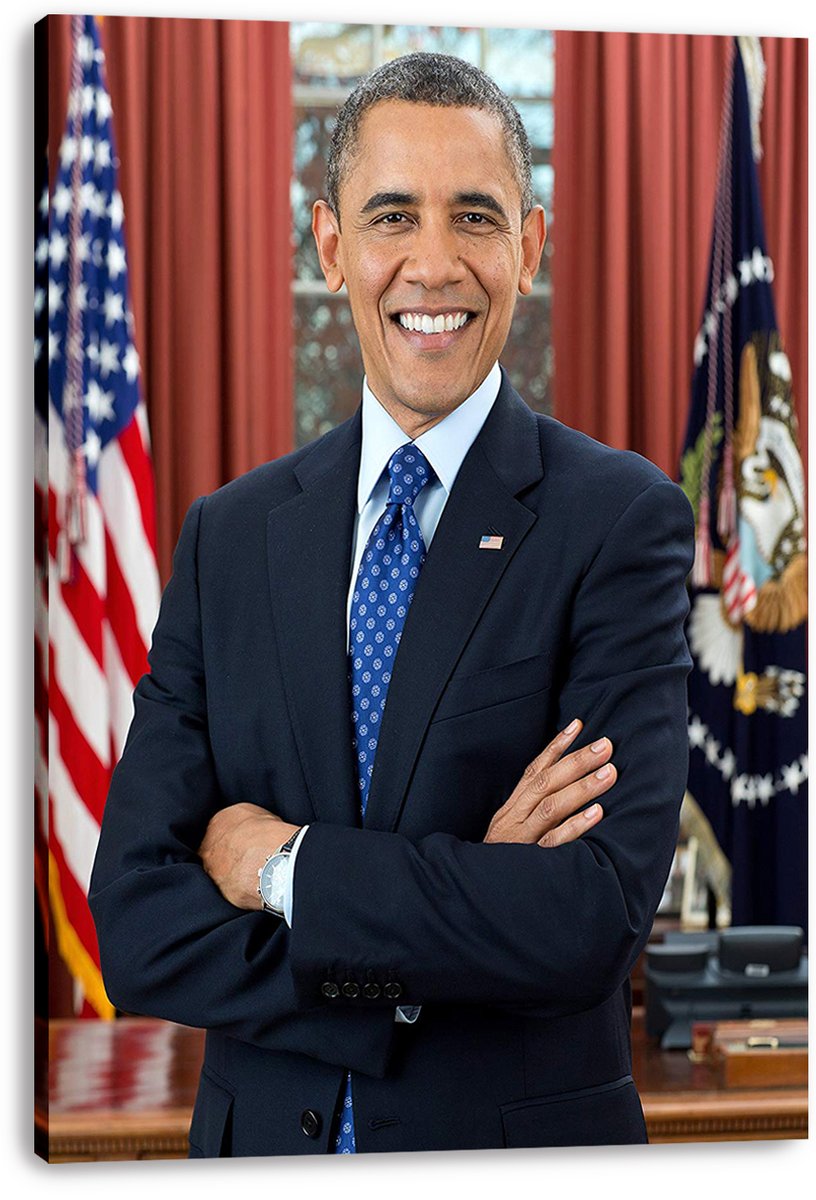 Barack Obama Decorative Painting (paper and canvas) art poster printing print