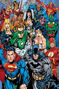 Justice League Superheroes Team Decorative Painting (paper and canvas) art poster printing print