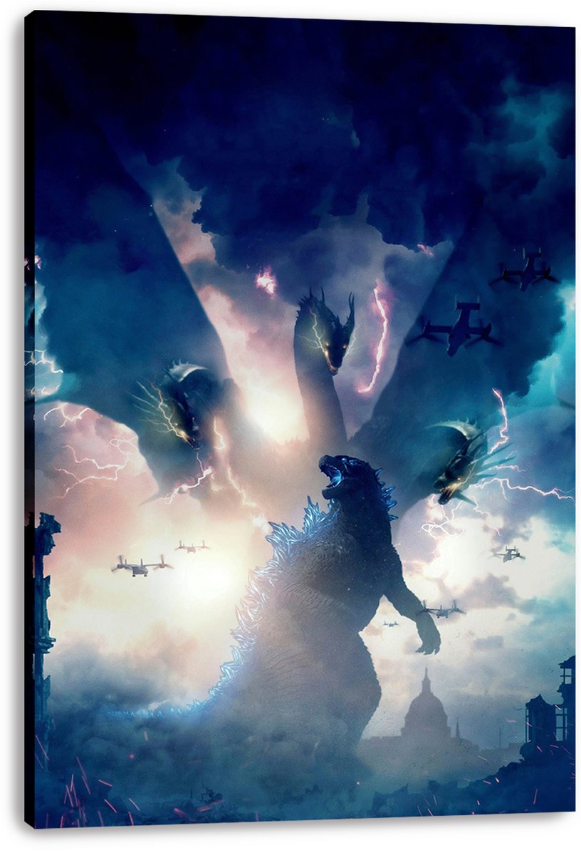 Godzilla King of the Monsters Epic Battle Decorative Painting (paper and canvas) art poster printing print