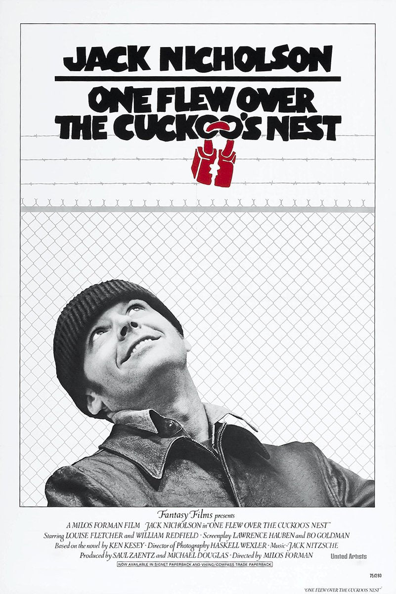Jack Nicholson McMurphy One Flew Over the Cuckoo's Nest Decorative Painting (paper and canvas) art poster printing print