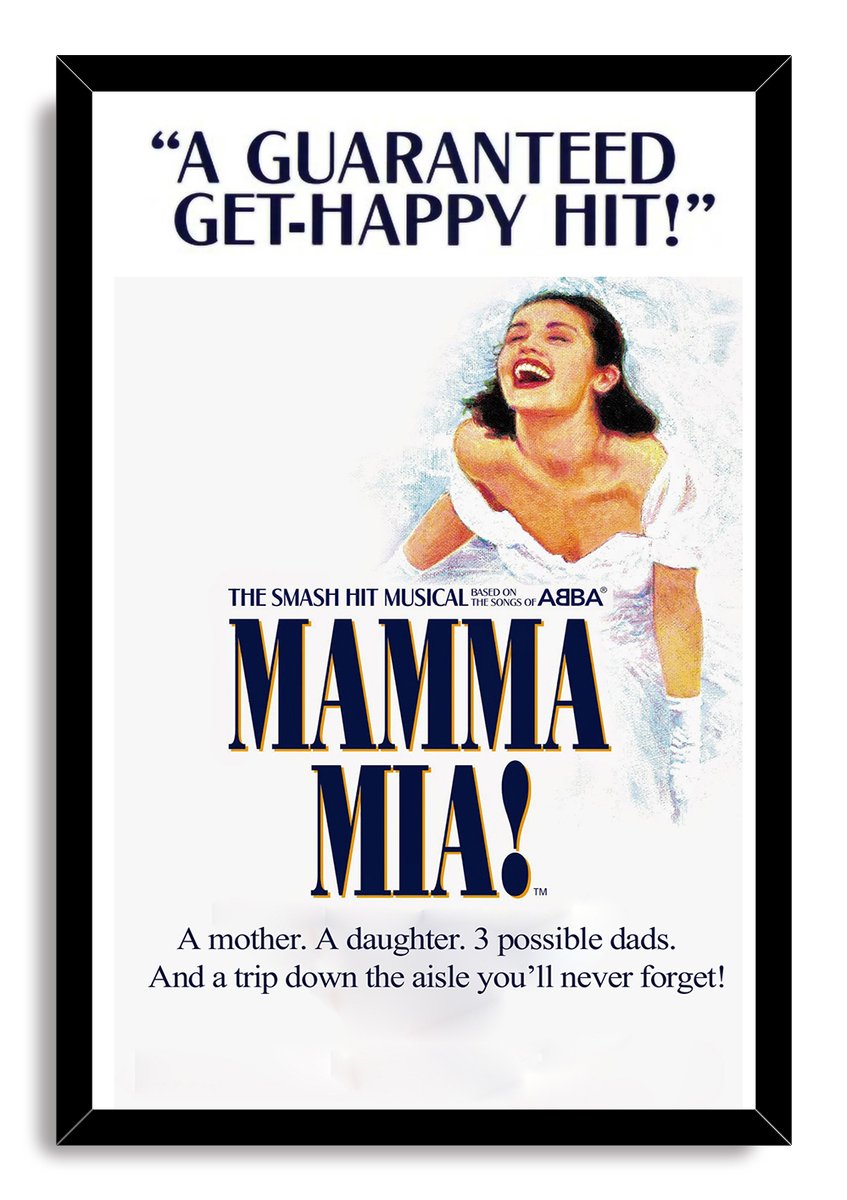 Mamma Mia! Decorative Painting (paper and canvas) art poster printing print