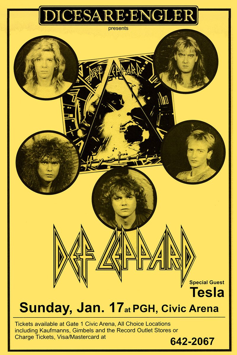Def Leppard Concert Decorative Painting (paper and canvas) art poster printing print