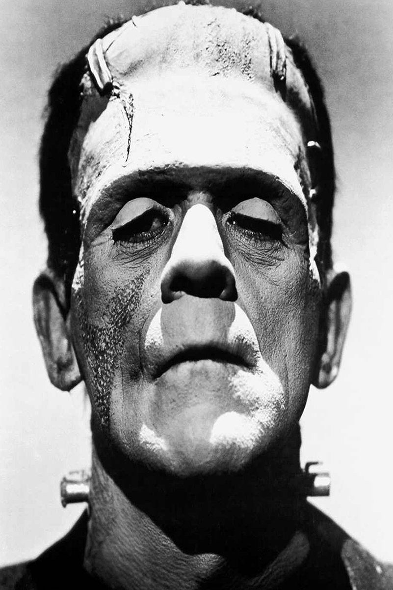 Frankenstein's Monster Decorative Painting (paper and canvas) art poster printing print