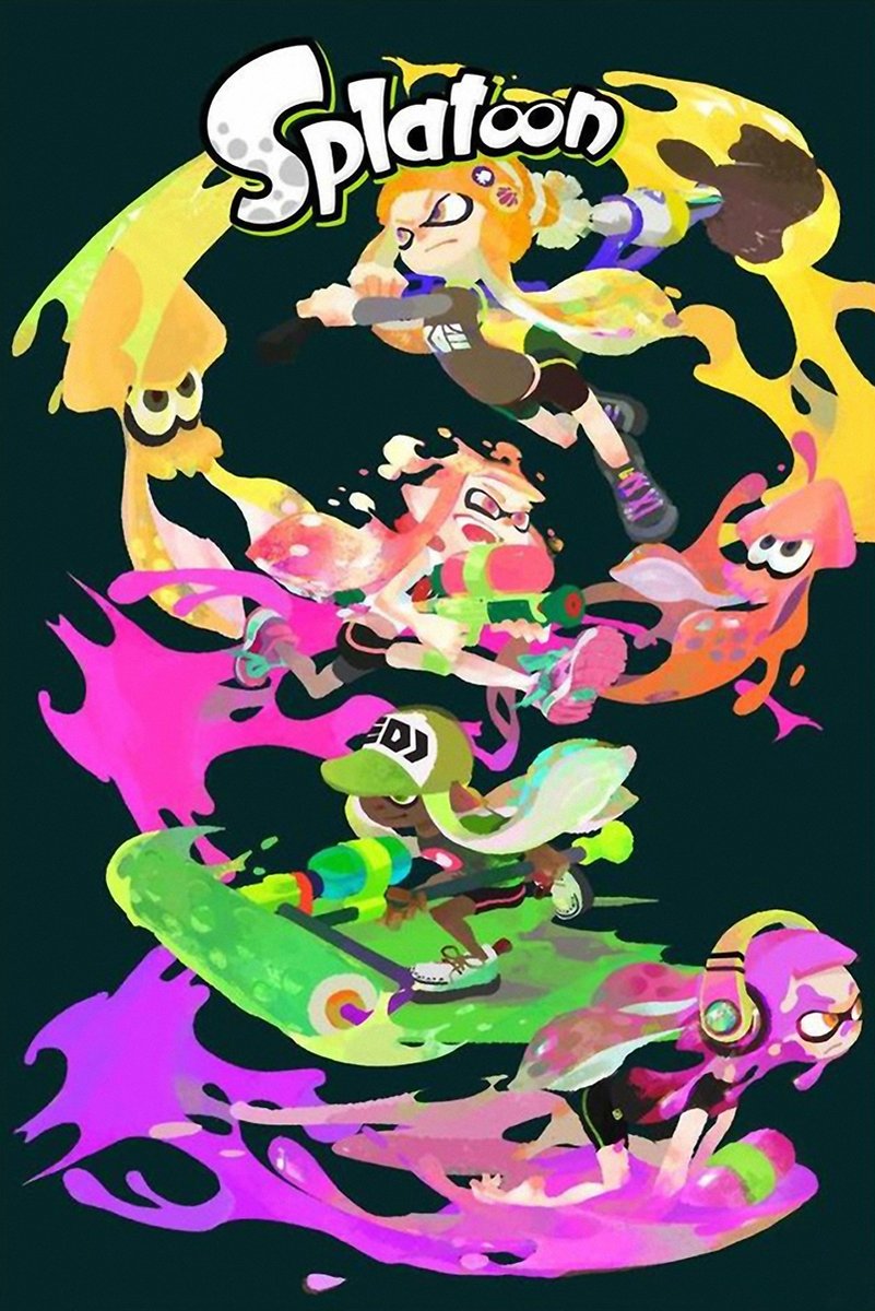 Splatoon Game Characters Decorative Painting (paper and canvas) art poster printing print