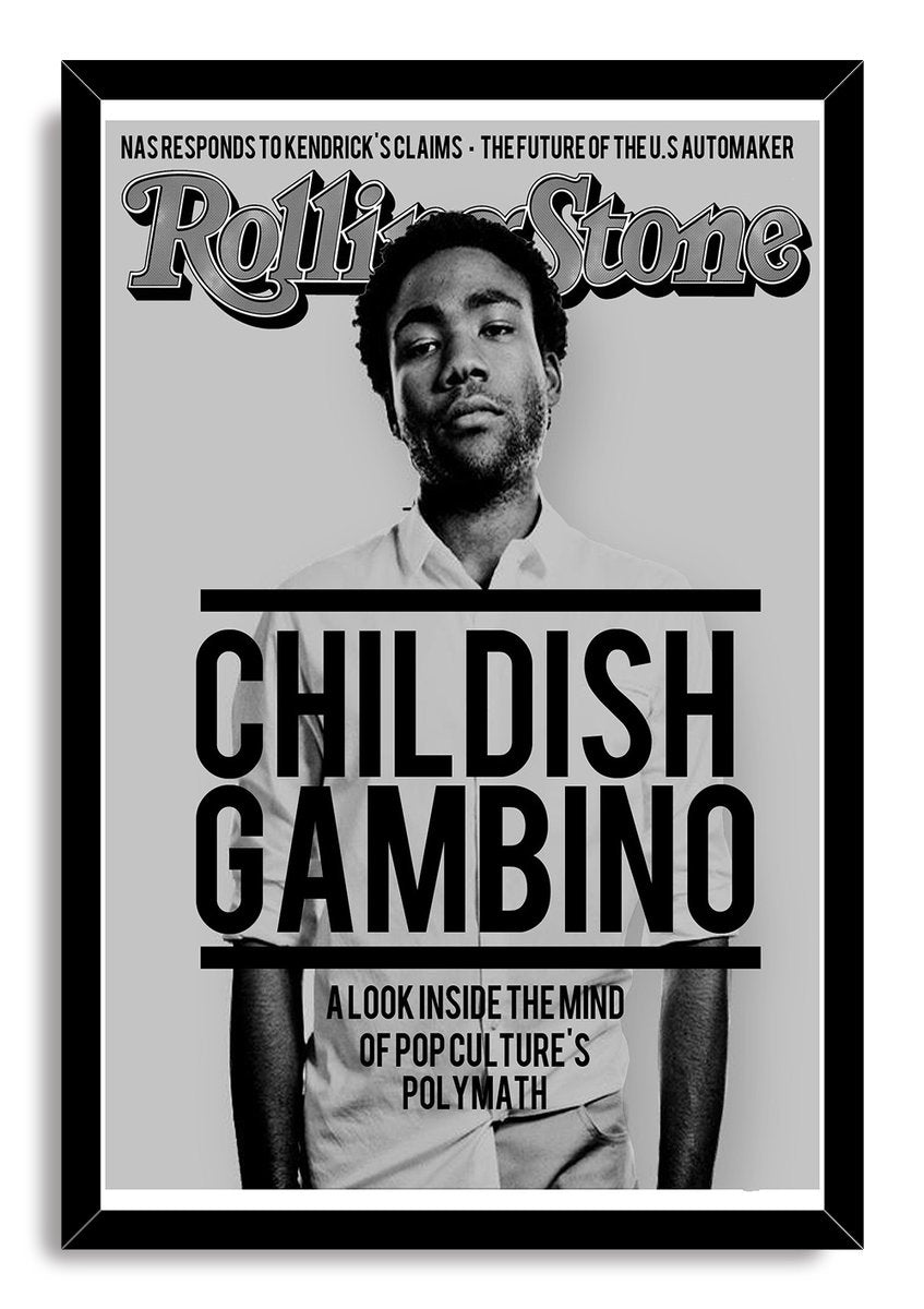 Childish Gambino Decorative Painting (paper and canvas) art poster printing print