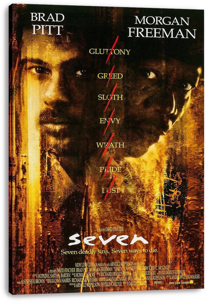 Se7en Movie Decorative Painting (paper and canvas) art poster printing print