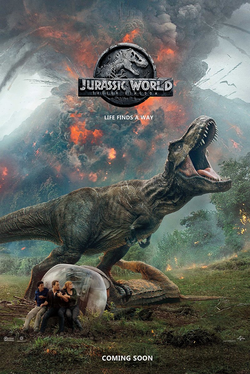 Jurassic World Fallen Kingdom T-Rex Decorative Painting (paper and canvas) art poster printing print