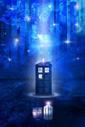 Doctor Who TARDIS and Villains Decorative Painting (paper and canvas) art poster printing print