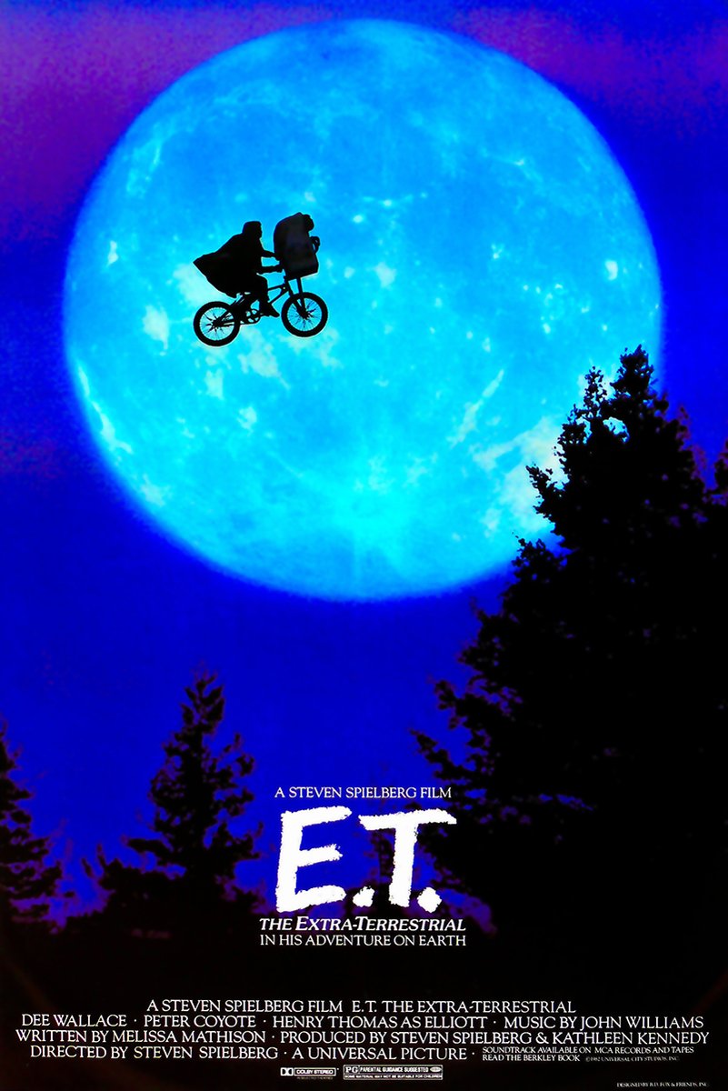 E.T. The Extra-Terrestrial Decorative Painting (paper and canvas) art poster printing print