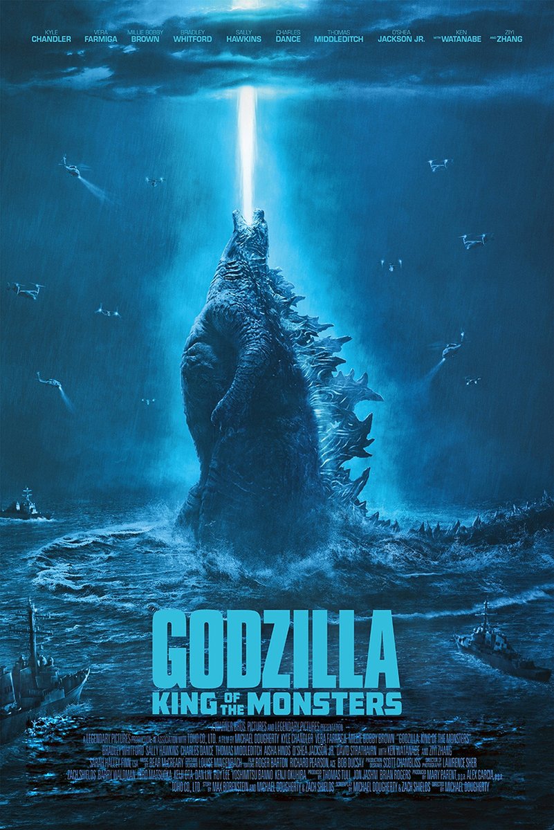 Godzilla King of the Monsters Decorative Painting (paper and canvas) art poster printing print