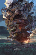 Howl's Moving Castle Decorative Painting (paper and canvas) art poster printing print