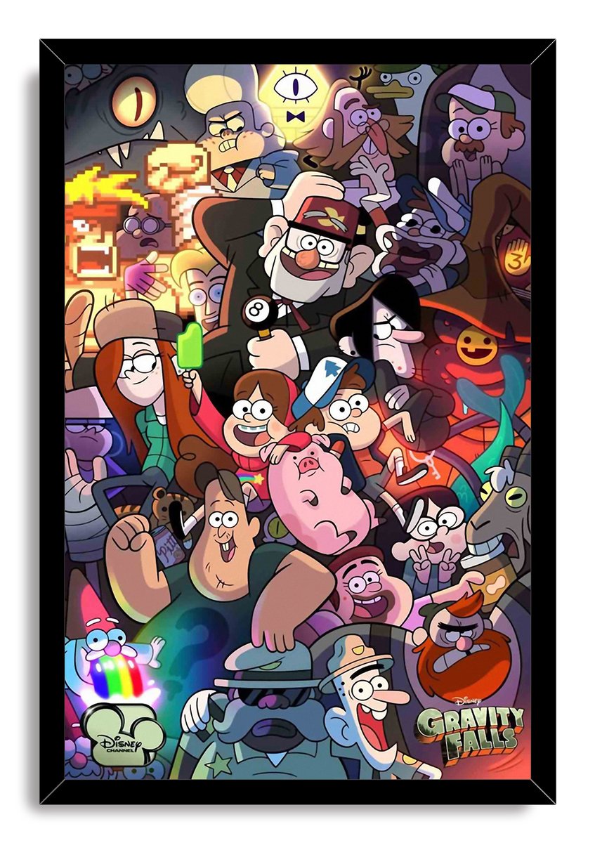 Gravity Falls Characters Decorative Painting (paper and canvas) art poster printing print