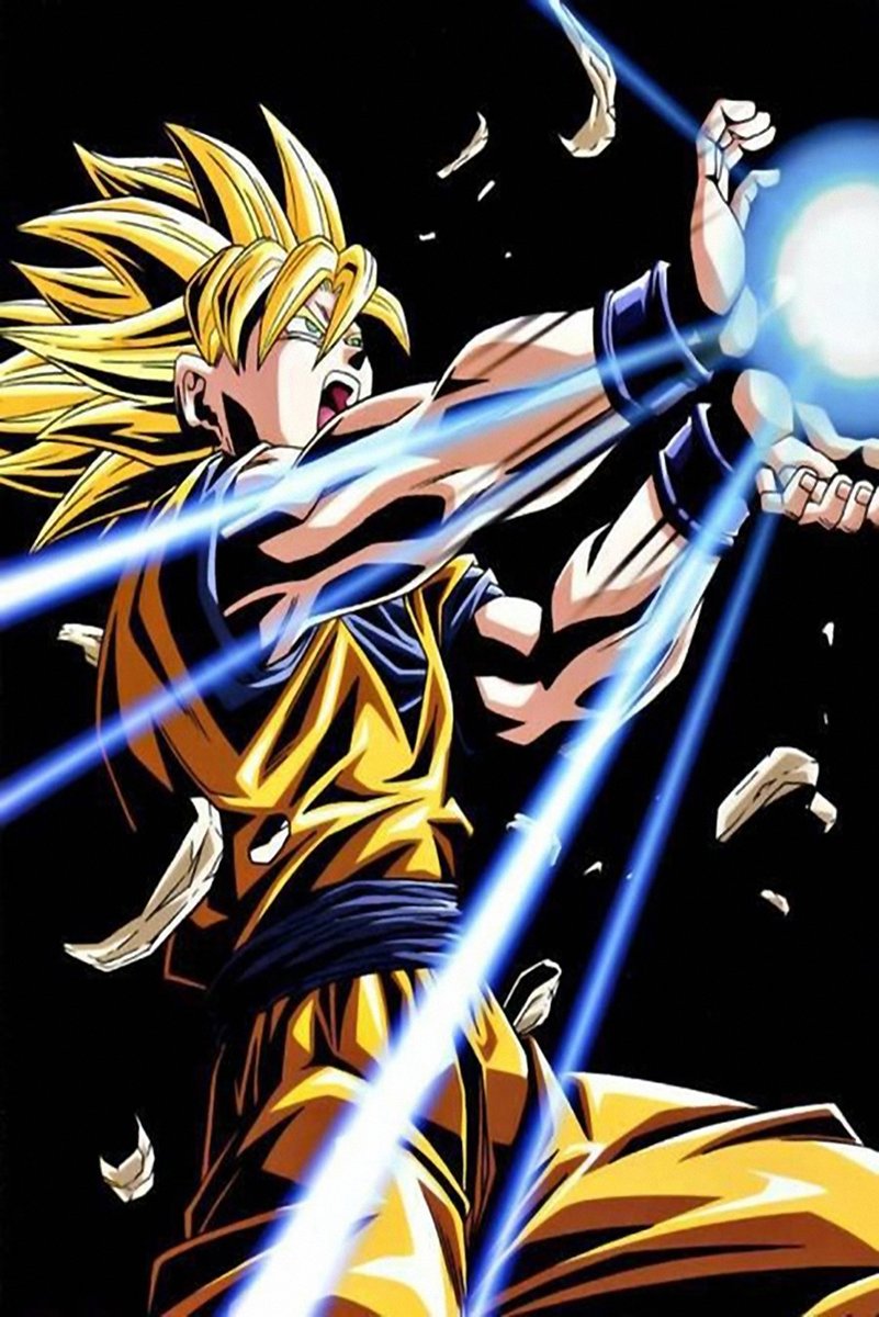 Super Saiyan Goku Decorative Painting (paper and canvas) art poster printing print