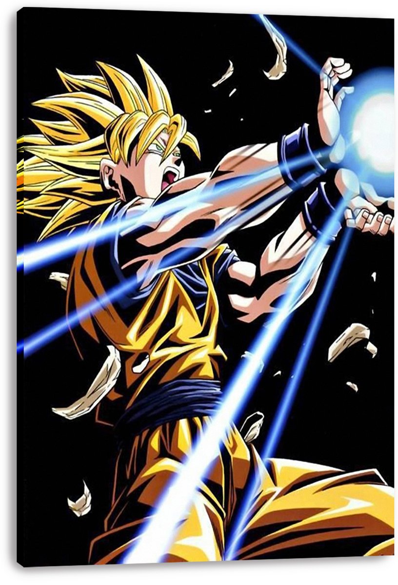 Super Saiyan Goku Decorative Painting (paper and canvas) art poster printing print